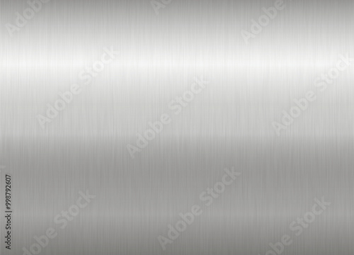 Realistic brushed metal texture. Polished stainless steel background. eps10 . vector illustration .