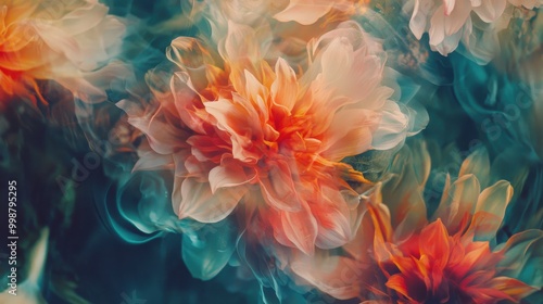 Vibrant Flowers with Soft Focus