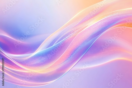 Wallpaper Mural Abstract harmony background of clear lines like sparkling waves, generative ai Torontodigital.ca