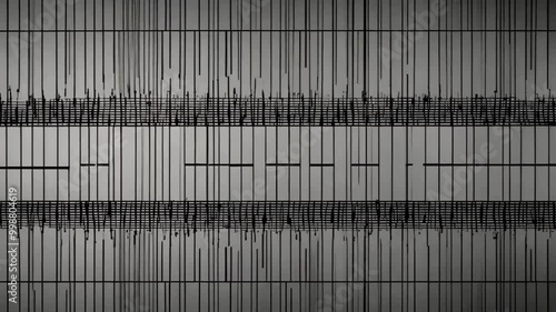 Wallpaper Mural Audio Waveform animation Torontodigital.ca