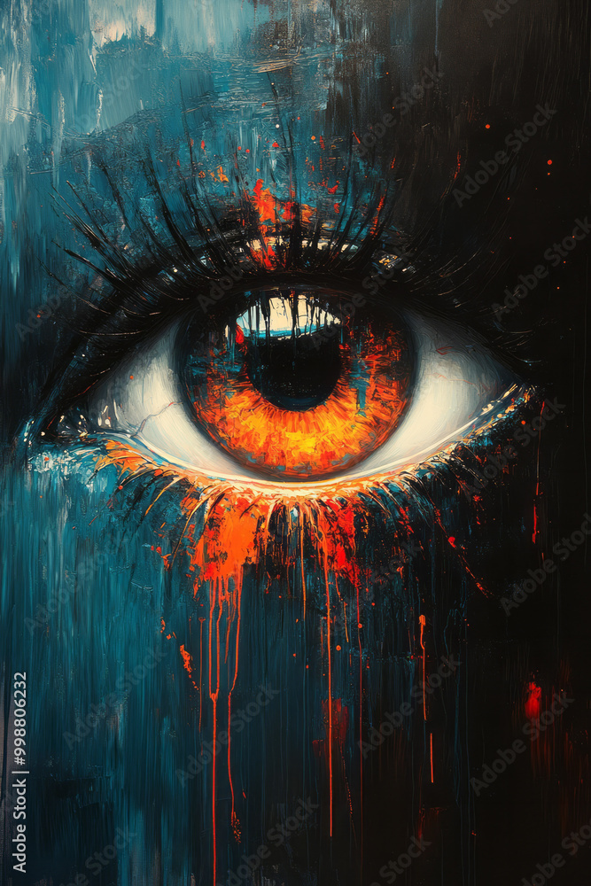 An eye with expanding and contracting layers of abstract energy, pulling the viewer into its hypnotic rhythm, An eye with expanding and contracting layers of abstract energy, pulling the viewer into its hypnotic rhythm,