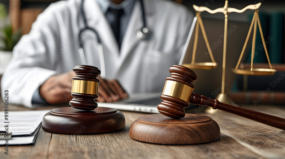 Close-up Photo of a Gavel on a Desk with a Computer and Documents
Close-up Photo of a Gavel on a Desk with a Computer and Documents