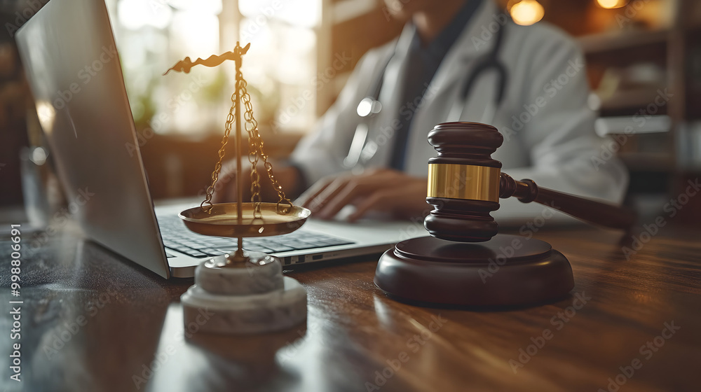 Close-up Photo of a Gavel on a Desk with a Computer and Documents
Close-up Photo of a Gavel on a Desk with a Computer and Documents