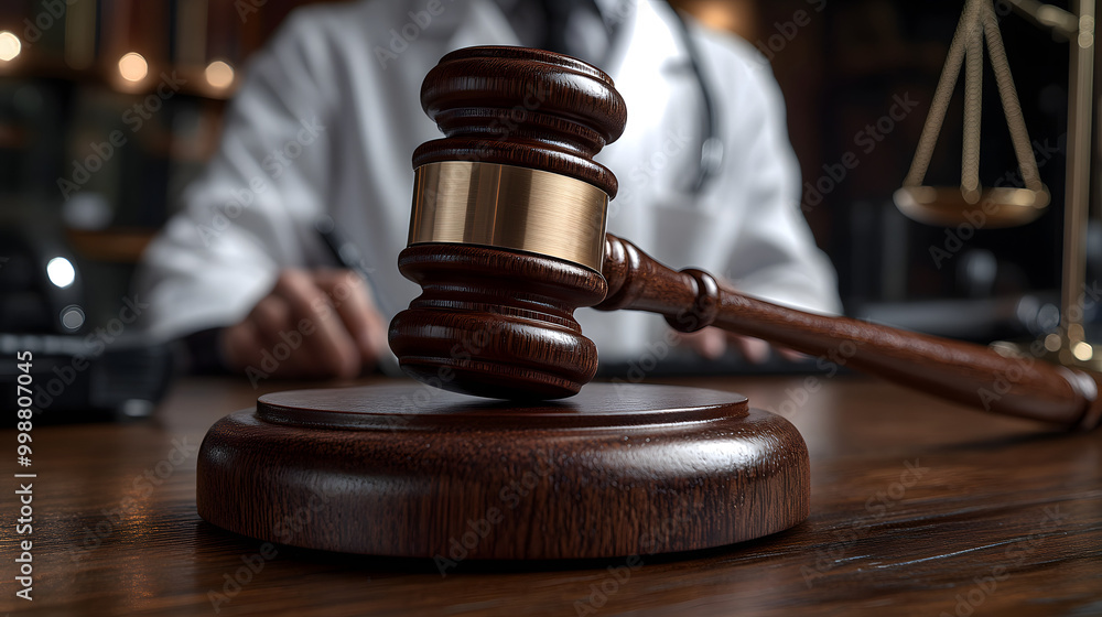Close-up Photo of a Gavel on a Desk with a Computer and Documents
Close-up Photo of a Gavel on a Desk with a Computer and Documents