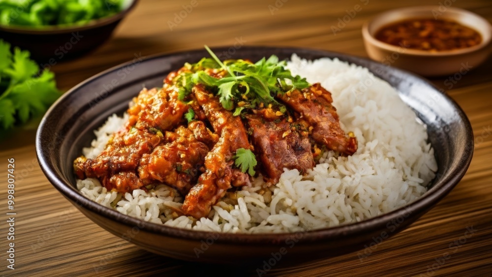 Delicious Asian cuisine ready to be savored Delicious Asian cuisine ready to be savored