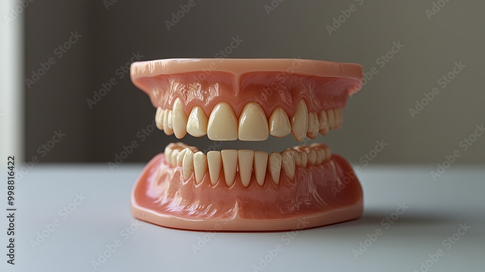 Obraz premium Smile design utilizes computer-aided design programs to craft aesthetically pleasing smiles. E-max and zirconium materials are used to achieve the desired design. 
