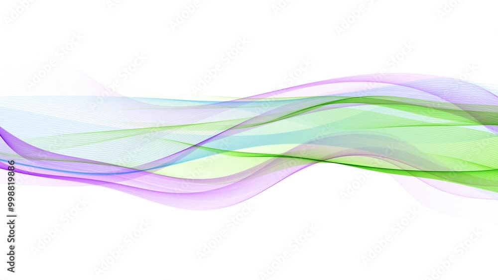 Abstract green/purple lines background loop Abstract green/purple lines background loop