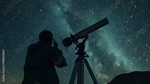 Astronomers observe celestial objects and collect data on space phenomena.