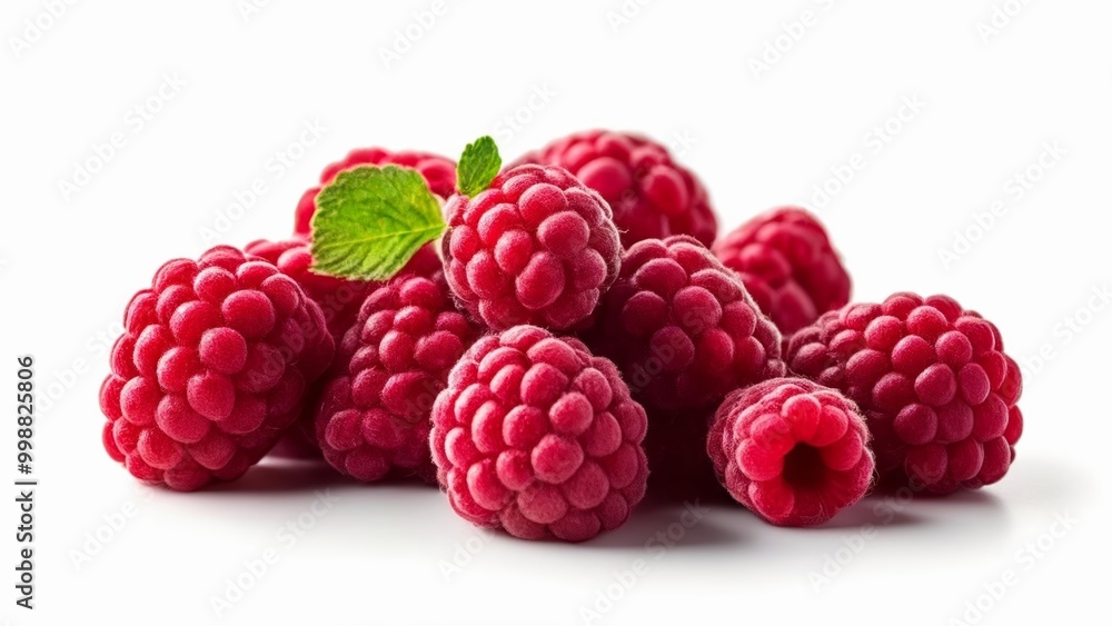 Fresh ripe raspberries perfect for a healthy snack or dessert Fresh ripe raspberries perfect for a healthy snack or dessert