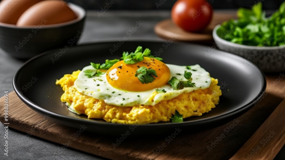 Deliciously prepared eggs benedict with a twist Deliciously prepared eggs benedict with a twist