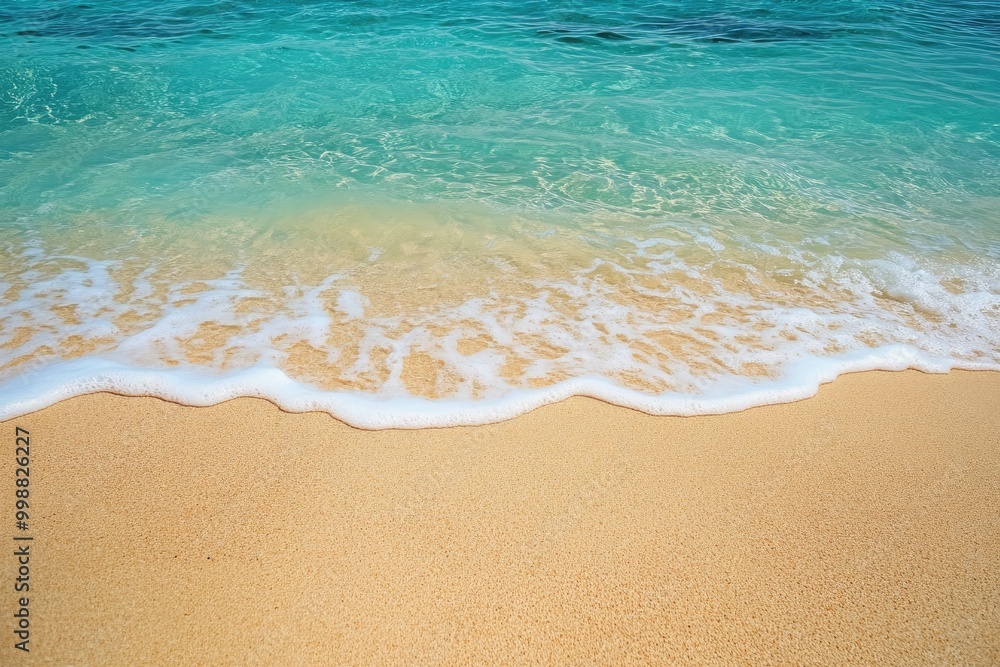 Rippled sand texture created by gentle ocean waves on a tropical beach Rippled sand texture created by gentle ocean waves on a tropical beach