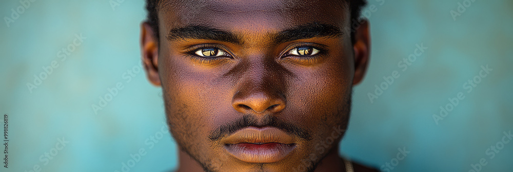 A portrait of a young man with a serious expression, A portrait of a young man with a serious expression,