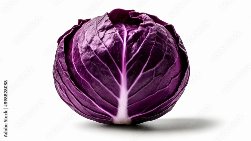 Vibrant purple cabbage fresh and ready to be savored Vibrant purple cabbage fresh and ready to be savored