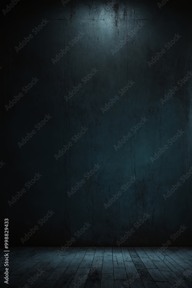 Dark black grungy wall background for display of product Dark black grungy wall background for display of product