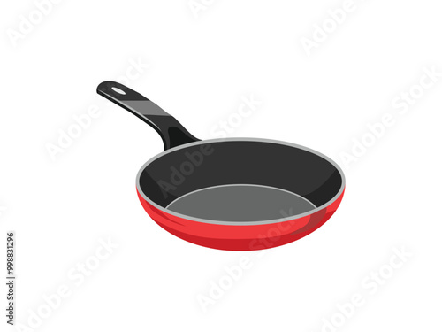 Frying pan icon vector concept design