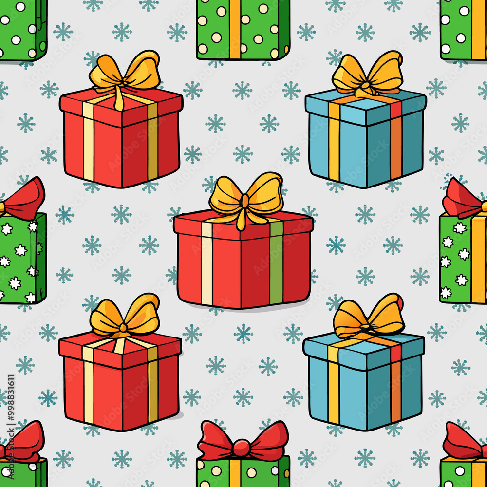 Fototapeta premium christmas gift boxes