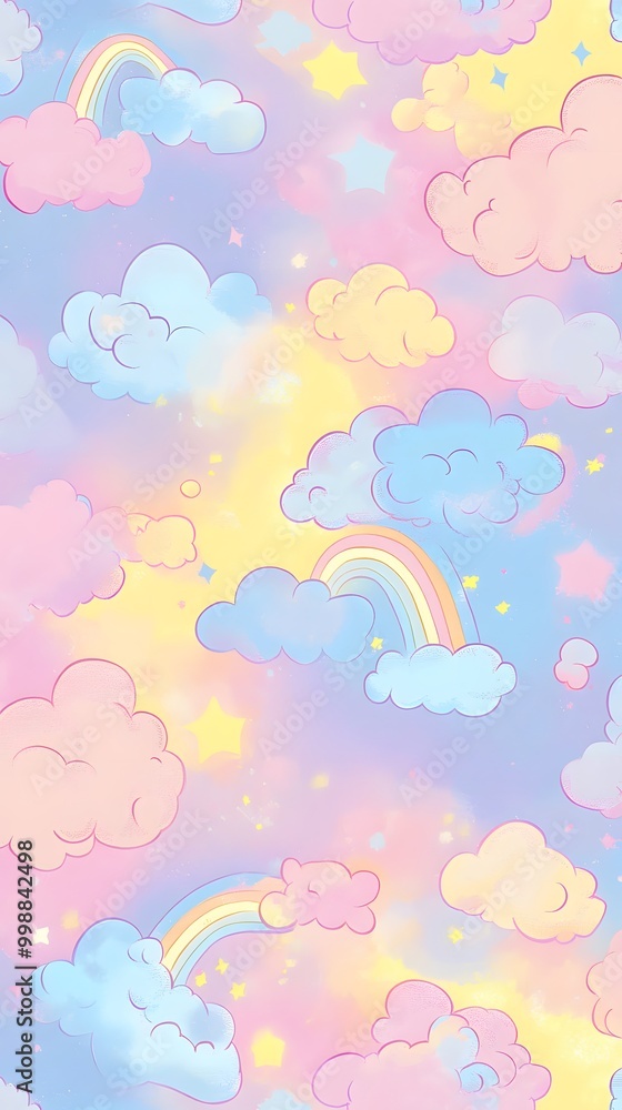 Cartoon, Shapes, Rainbow, 3D Colorful Clouds, Abstract Image, Texture, Pattern Background, Wallpaper, Cover and Screen for Smartphone, PC, Laptop, 9:16 and 16:9 Format Cartoon, Shapes, Rainbow, 3D Colorful Clouds, Abstract Image, Texture, Pattern Background, Wallpaper, Cover and Screen for Smartphone, PC, Laptop, 9:16 and 16:9 Format