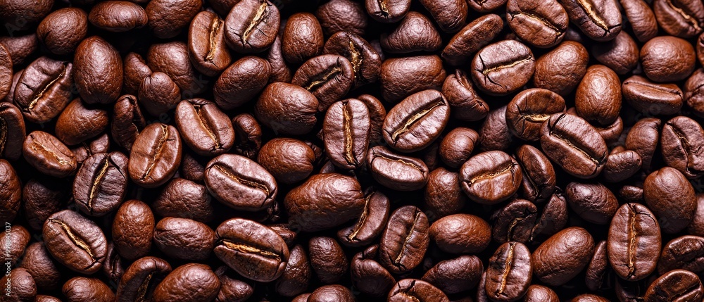 A pile of coffee beans stacked upon another A pile of coffee beans stacked upon another