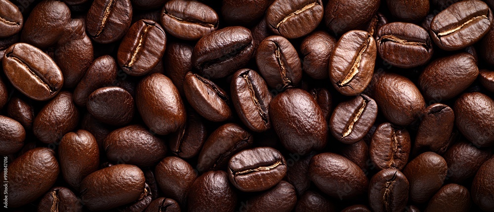 A stack of heart-shaped roasted coffee beans A stack of heart-shaped roasted coffee beans