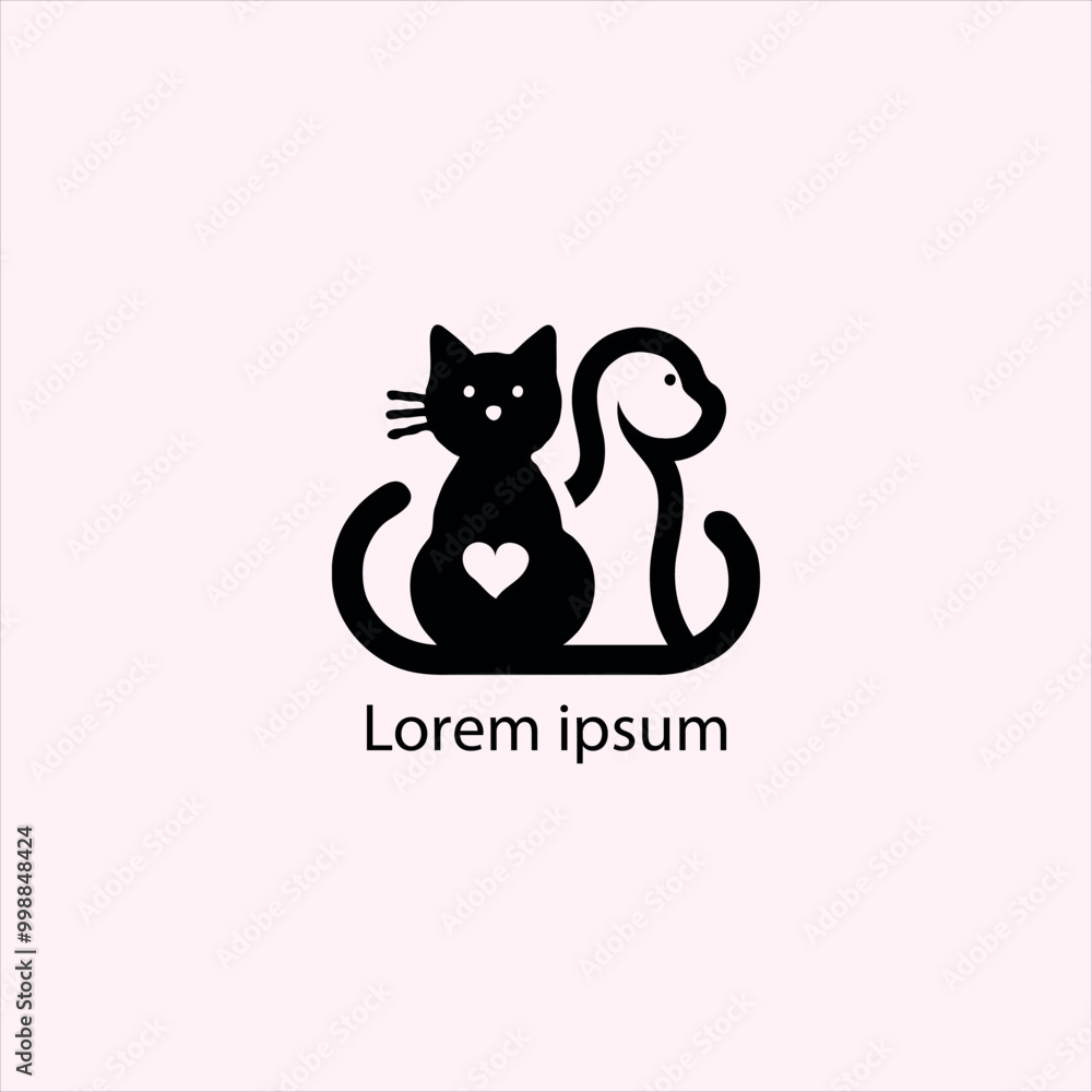 cat and dog vector logo set , animal, pet, illustration, vector, cat, cat and dog vector logo set , animal, pet, illustration, vector, cat,