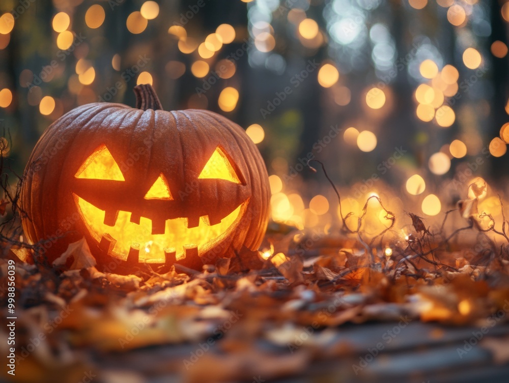Halloween pumpkin background. Glowing jack-o'-lantern Halloween pumpkin background. Glowing jack-o'-lantern