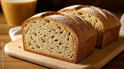  Freshly baked bread ready to be enjoyed