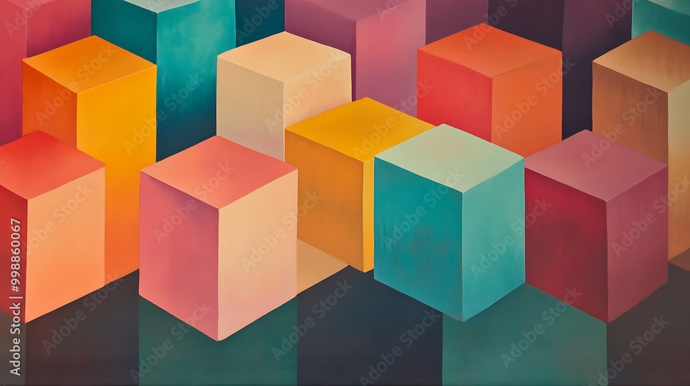 Abstract 3D Cube Art Collection: Geometric Designs, Textures, and Colorful Patterns Abstract 3D Cube Art Collection: Geometric Designs, Textures, and Colorful Patterns