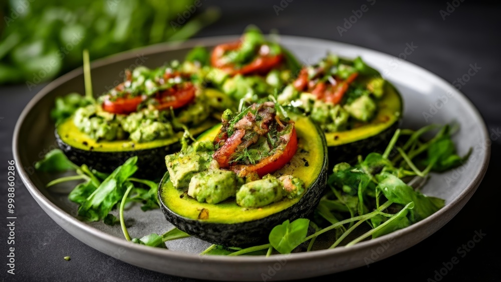 Fresh and vibrant avocado toast with a twist Fresh and vibrant avocado toast with a twist