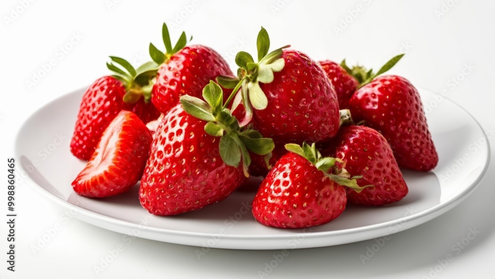 Fresh and ripe strawberries ready to be enjoyed Fresh and ripe strawberries ready to be enjoyed