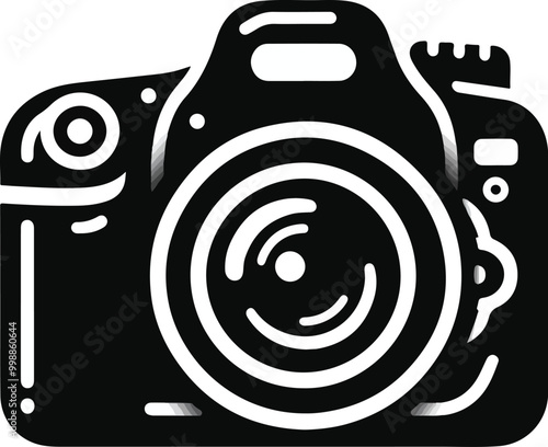 dslr camera vector