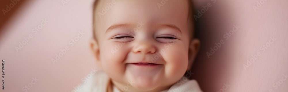 cute funny little baby smiling isolated on background portrait cute funny little baby smiling isolated on background portrait