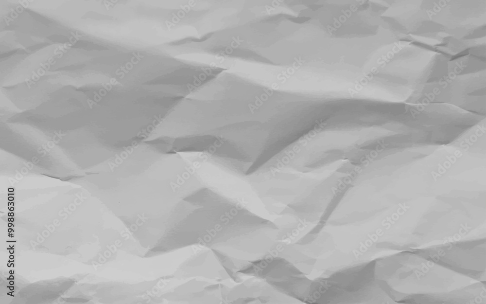 Fototapeta premium Crumpled white paper texture background.