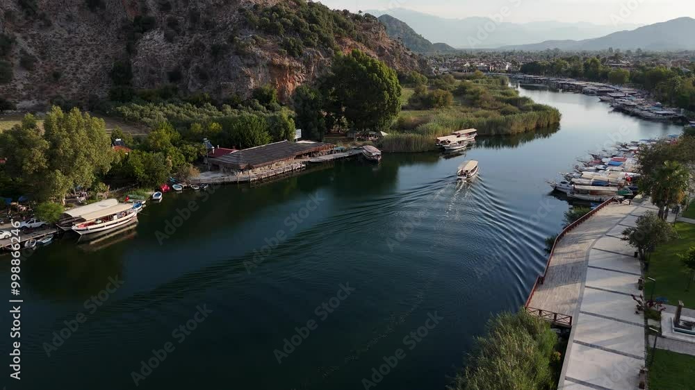 River Landscape. National park. Dalyan, Mugla - Turkey River Landscape. National park. Dalyan, Mugla - Turkey