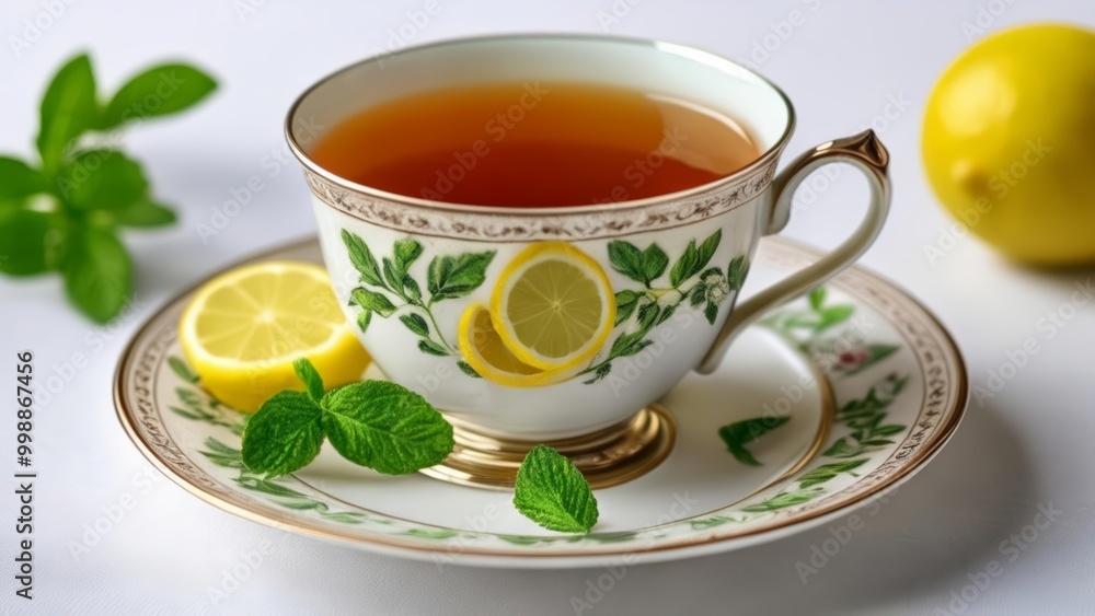 Elevate your tea time with a touch of elegance and freshness Elevate your tea time with a touch of elegance and freshness