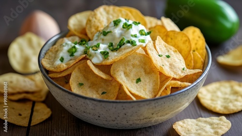  Creamy dip with a crunchy twist