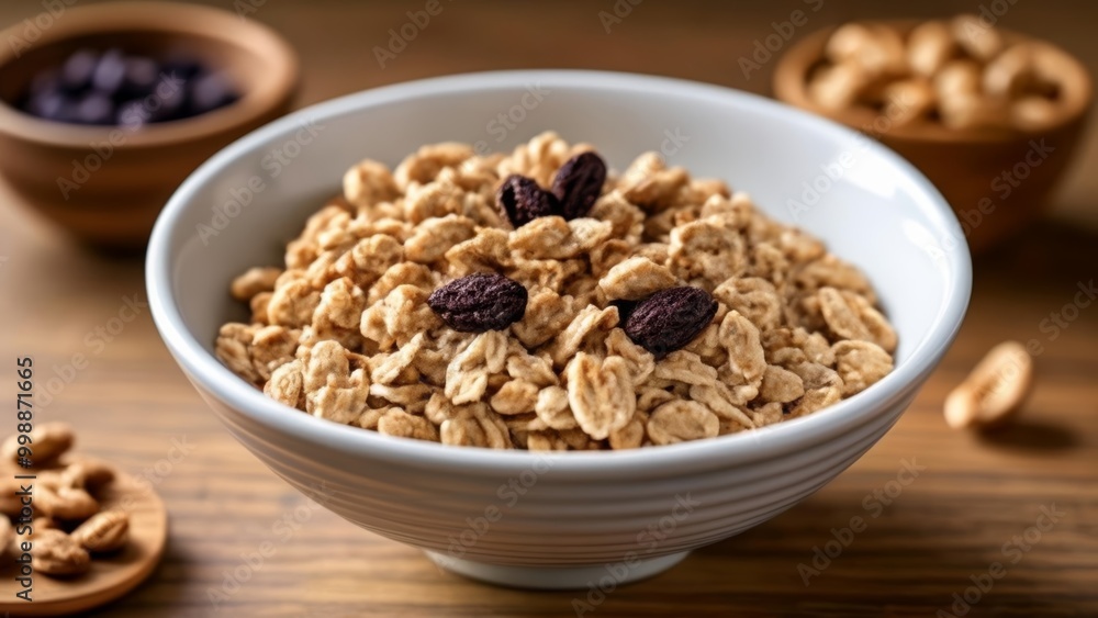 A wholesome breakfast with a touch of creativity A wholesome breakfast with a touch of creativity