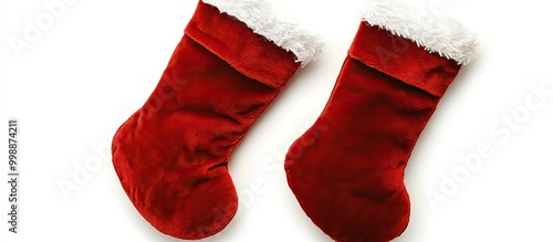 Red Christmas Stockings photo