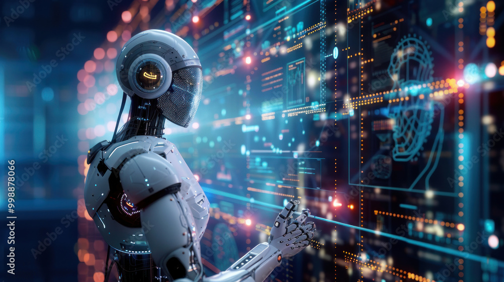 A business leader discussing the future of advertising, with a focus on AI-driven strategies and data analytics. A business leader discussing the future of advertising, with a focus on AI-driven strategies and data analytics.