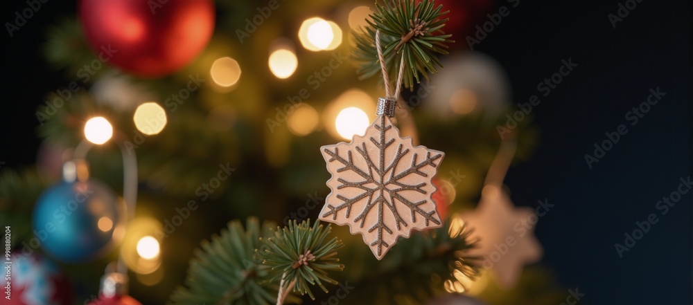 Blurred Christmas holiday lights create a beautiful bokeh effect Blurred Christmas holiday lights create a beautiful bokeh effect