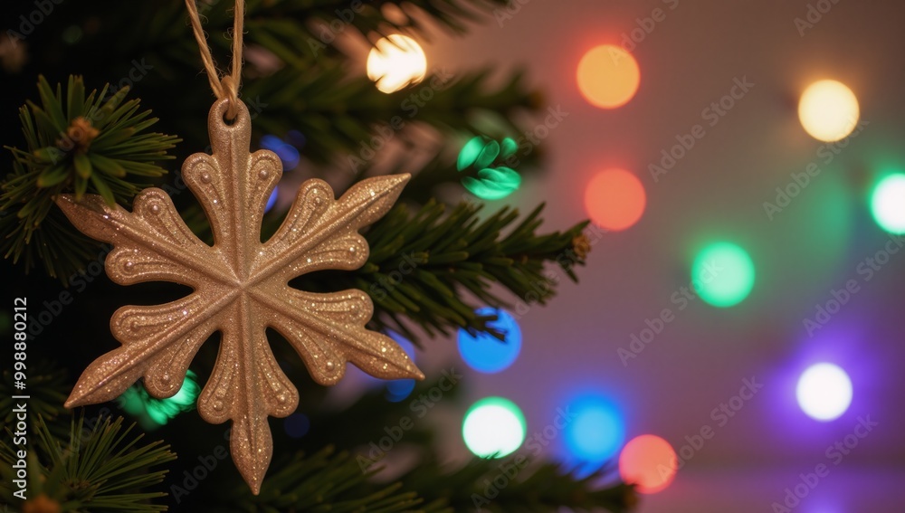 Blurred Christmas holiday lights create a beautiful bokeh effect Blurred Christmas holiday lights create a beautiful bokeh effect