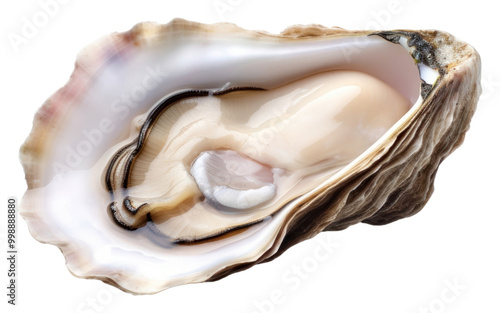 PNG Oyster seafood clam white background.