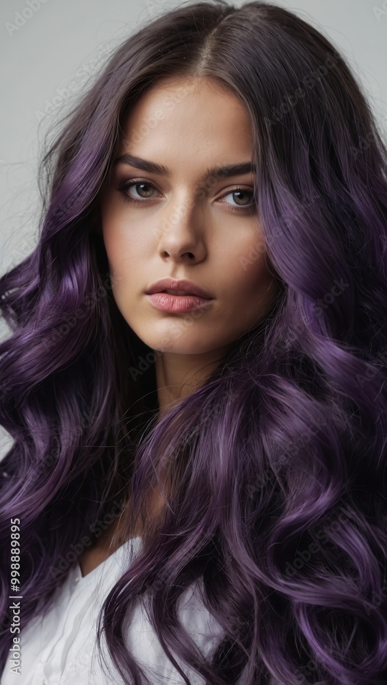 Woman with Dark Hair and Defined Makeup Woman with Dark Hair and Defined Makeup