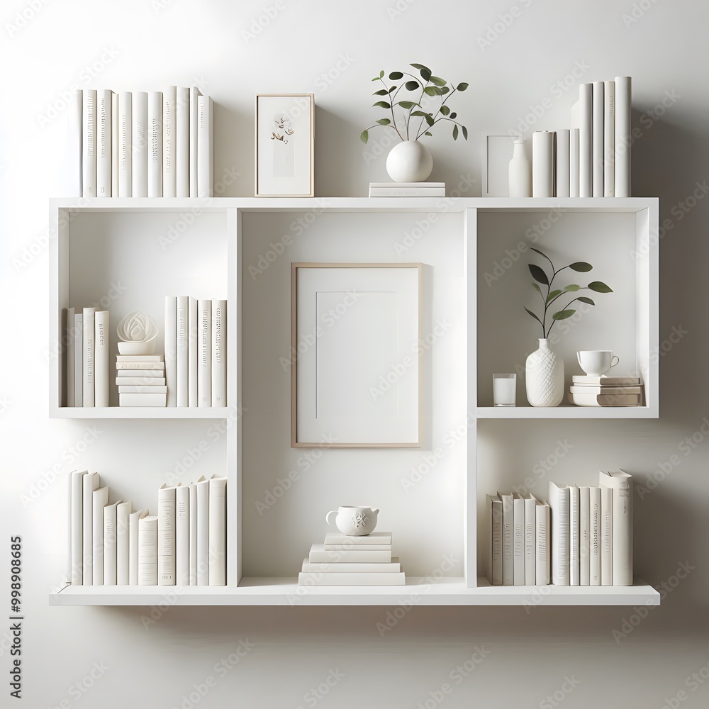 interior of a wall with white shelf furniture interior of a wall with white shelf furniture