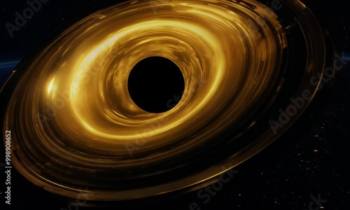 black hole realistic footage motion space background astronomy documentary 