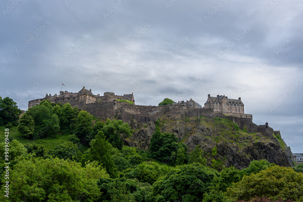 Obraz premium Edinburgh castle, Edinburgh, Scotland, United Kingdom.