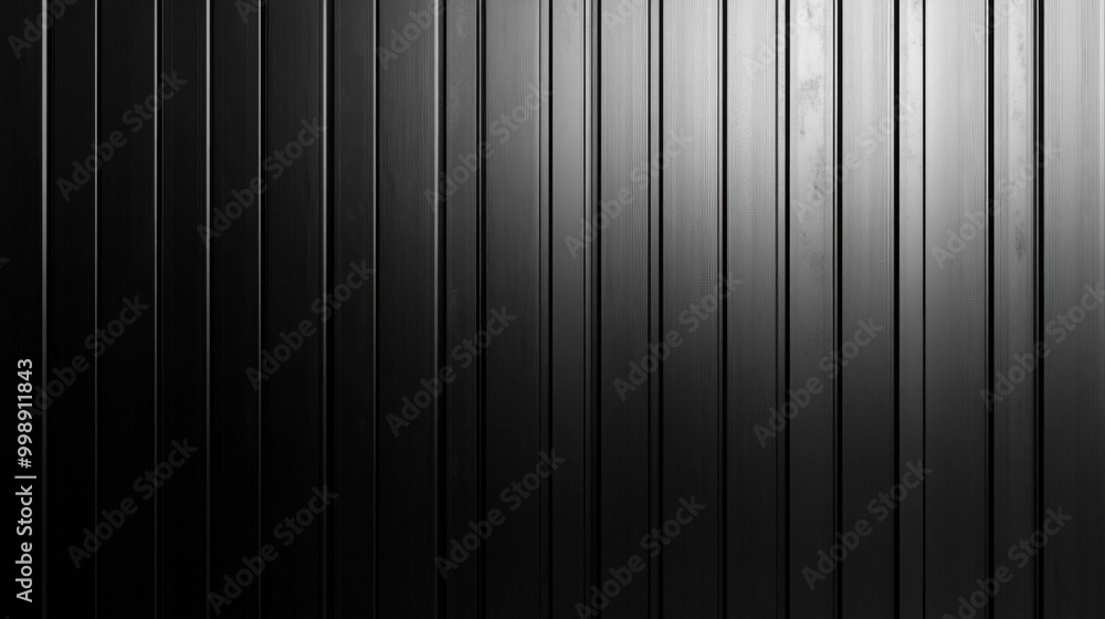 Black corrugated metal texture. Wall wooden vertical panels. Dark steel roof sheet. Wood siding for construction Black corrugated metal texture. Wall wooden vertical panels. Dark steel roof sheet. Wood siding for construction