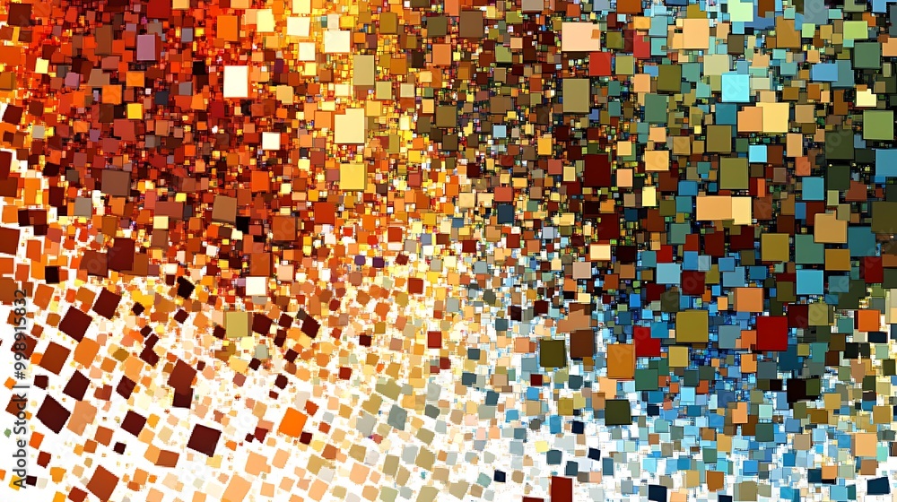 Fototapeta premium Abstract 3D Cube Art Collection: Geometric Designs, Textures, and Colorful Patterns