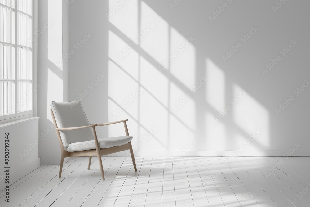 Scandinavian minimalist living room interior embracing white spaces and nordic design aesthetics Scandinavian minimalist living room interior embracing white spaces and nordic design aesthetics