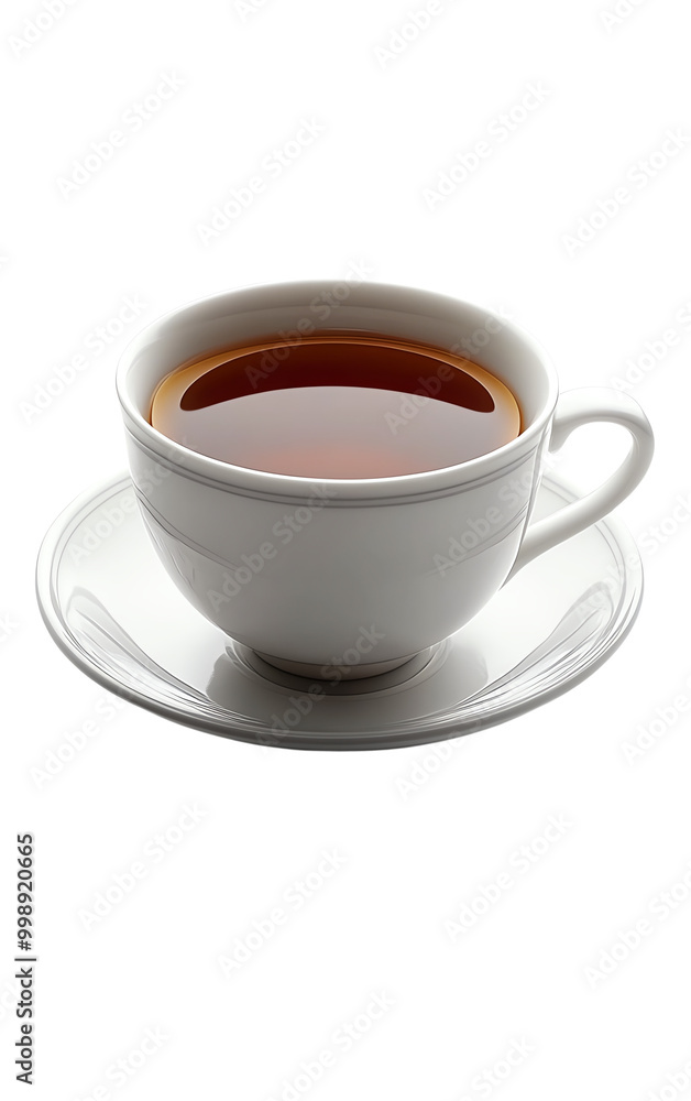 A simple, elegant white cup filled with rich, dark coffee on a matching saucer, perfect for any coffee lover's collection. A simple, elegant white cup filled with rich, dark coffee on a matching saucer, perfect for any coffee lover's collection.