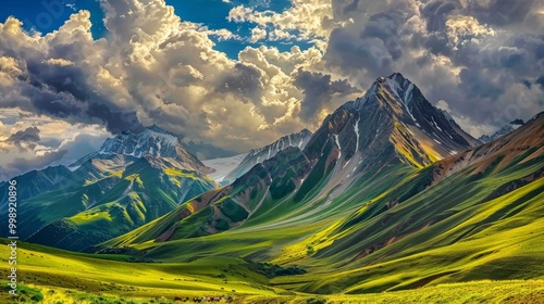 Dramatic Mountain Landscape...